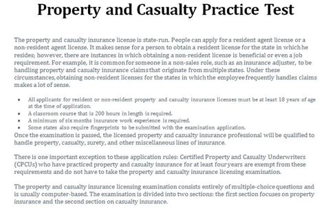 is the property and casualty test hard|property and casualty license cost.